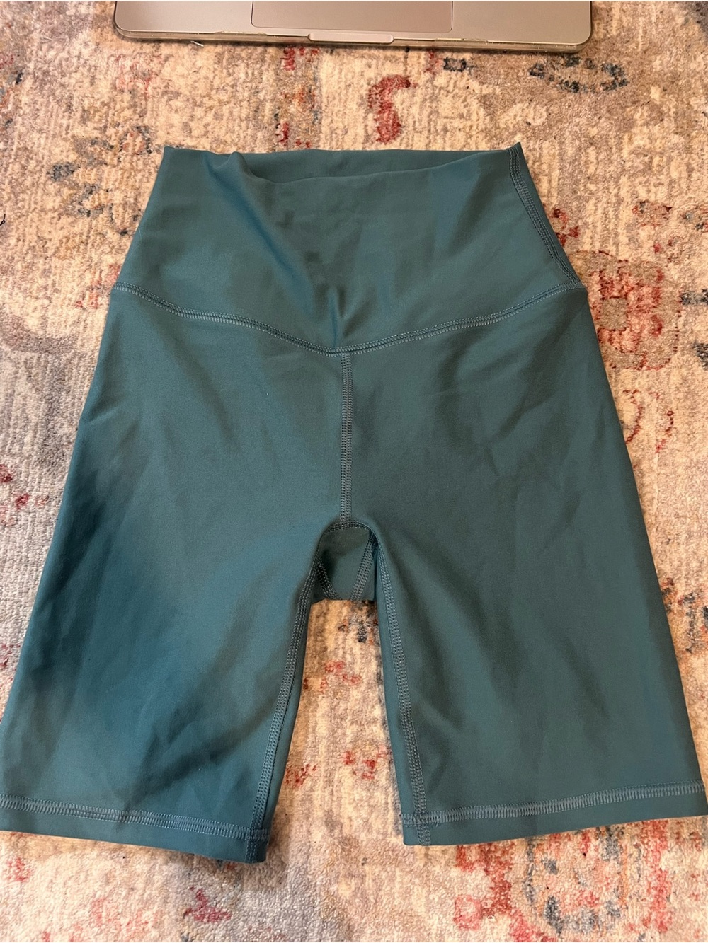 YPB Teal Biker Shorts